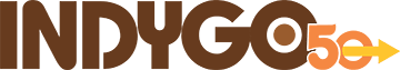 IndyGo logo 50th anniversary