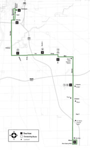 Route 16 – Beech Grove map