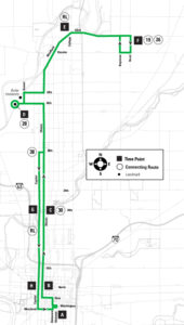 Route 18 – Broad Ripple Map