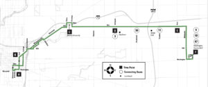 Route 21 – East 21st St Map