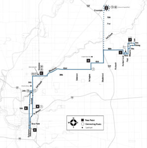 Route 4 – Fort Harrison Map