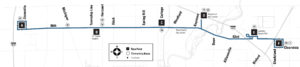 Route 86 – 86th St Crosstown Map