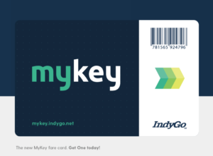 indygo mykey fare card