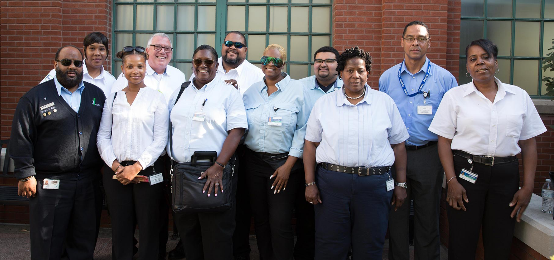 IndyGo team members posing for a group photo.