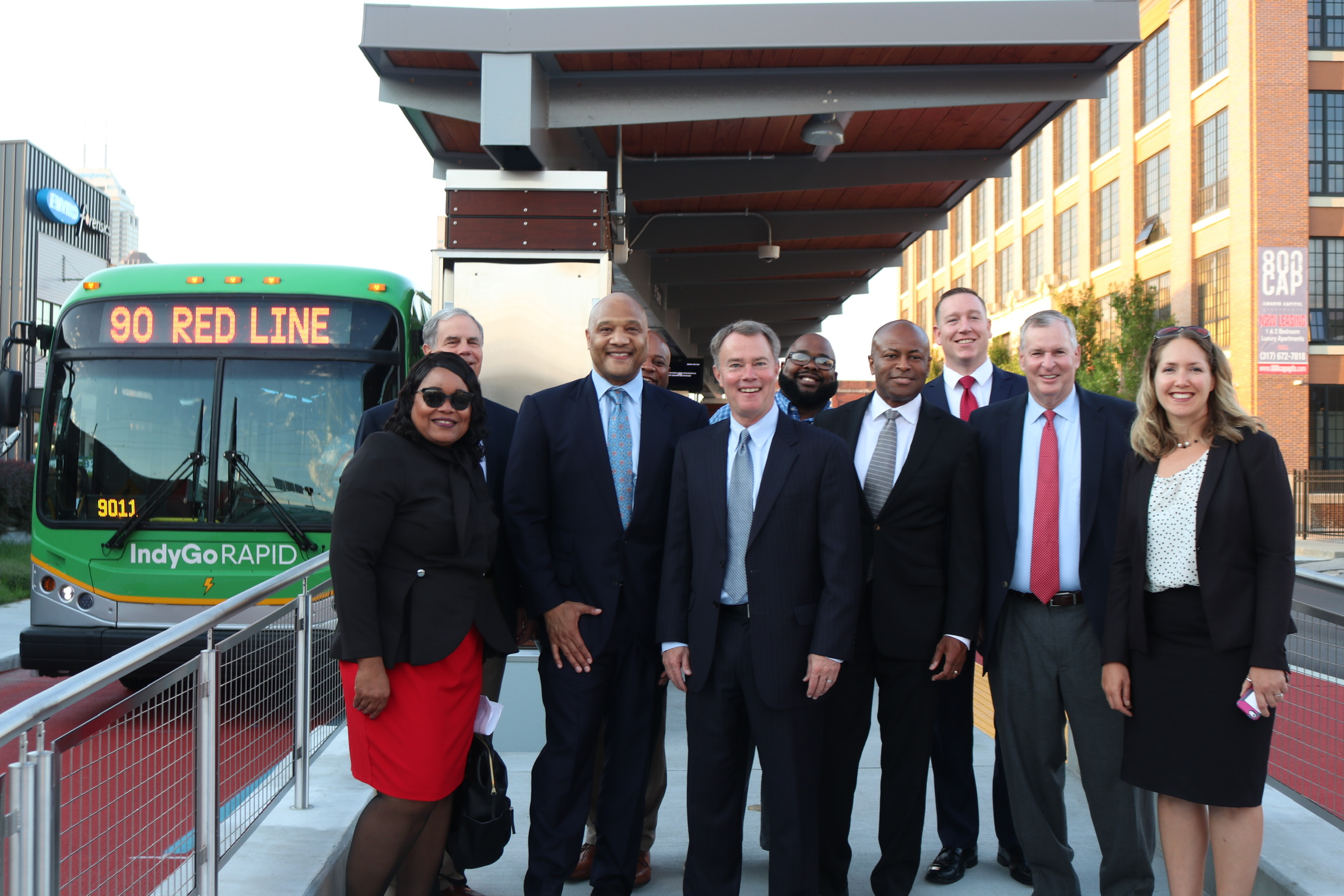 Hundreds Celebrate Indygo Red Line Opening Week Indygo
