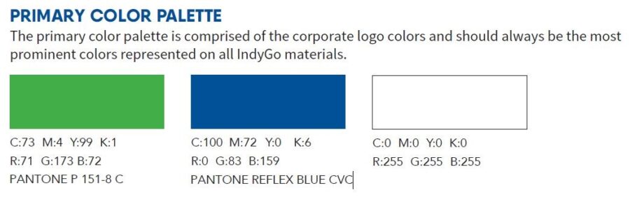 primary color palette