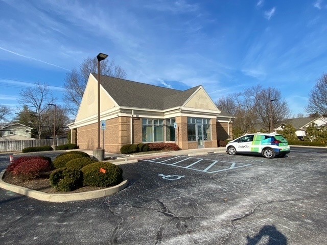 indygo car parked at north campus charge station building