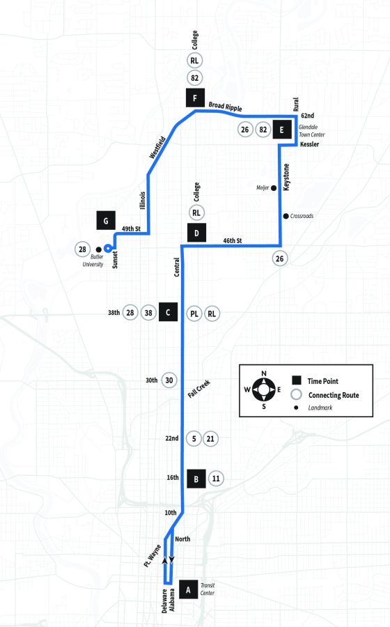 Route 19 serving Alabama to Sunset