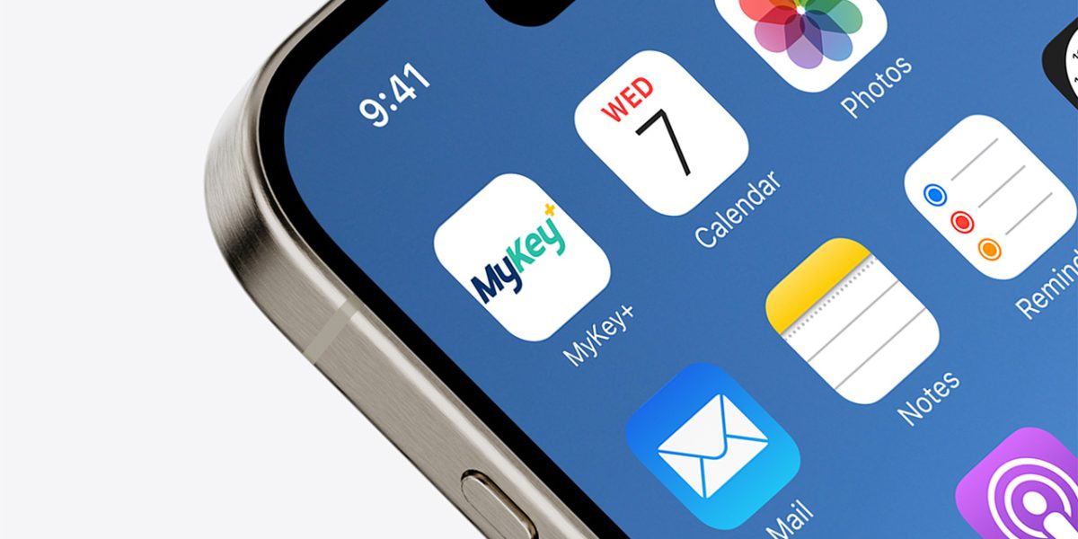 MyKey Plus app icon mockup