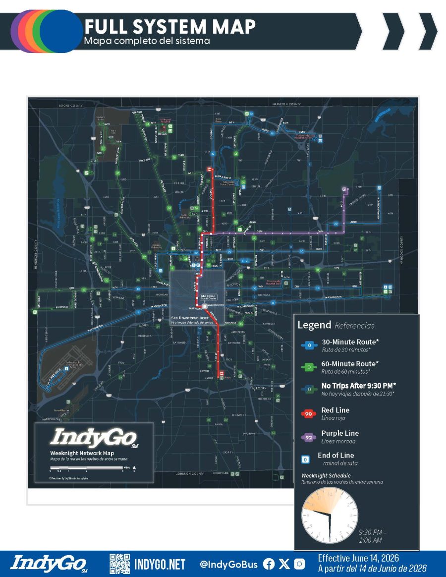 Indigo Run Rookery Map.pdf IndyGo System Map - IndyGo