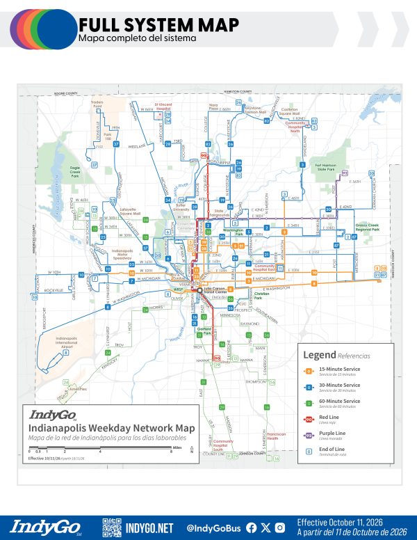 Full System Map effective Oct. 11, 2026